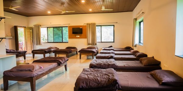 Comfortable dormitory at Parampara Cottages
